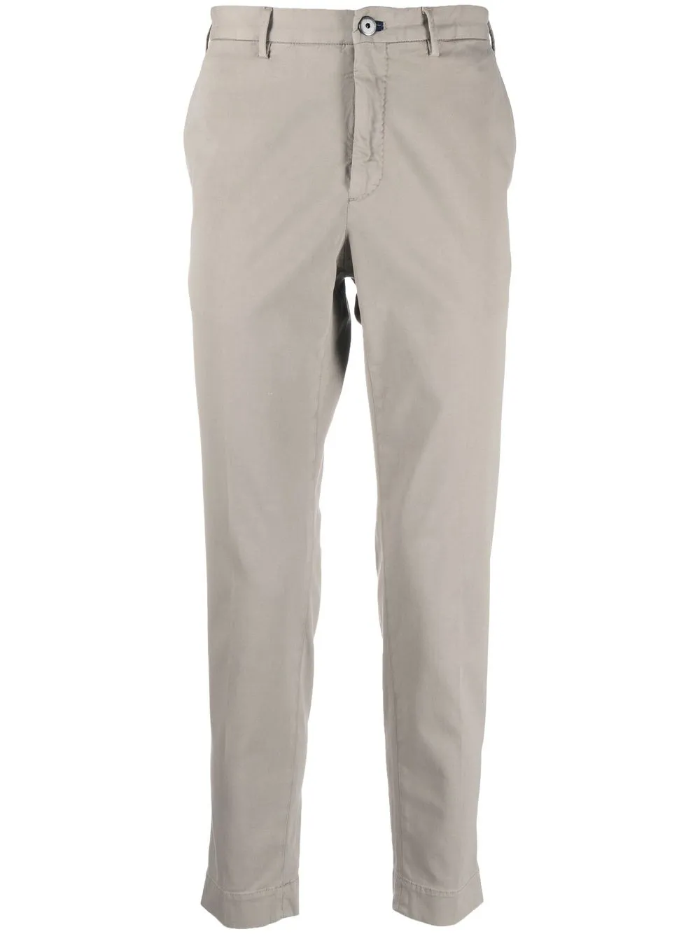 

Incotex slim-leg cotton trousers - Grey