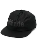 RHUDE logo-print baseball cap - Black