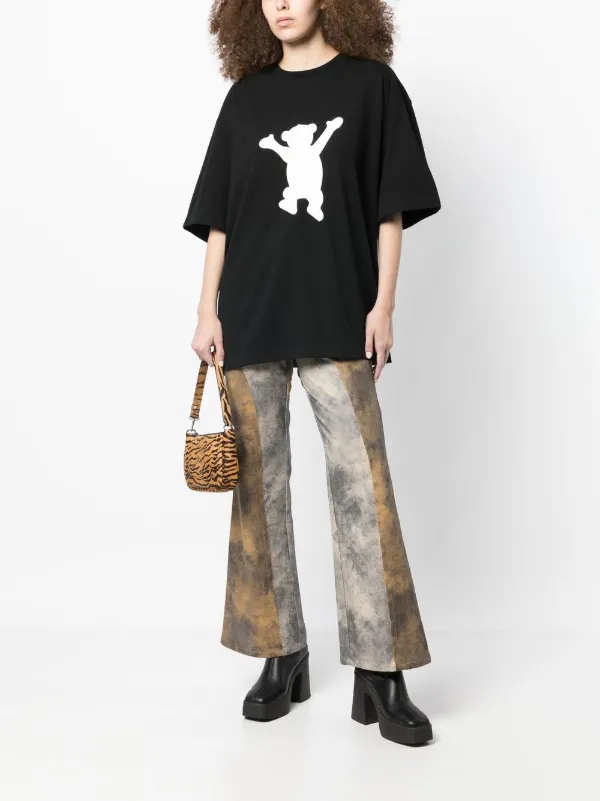 We11done Teddy Bear Print T-shirt | Black | FARFETCH