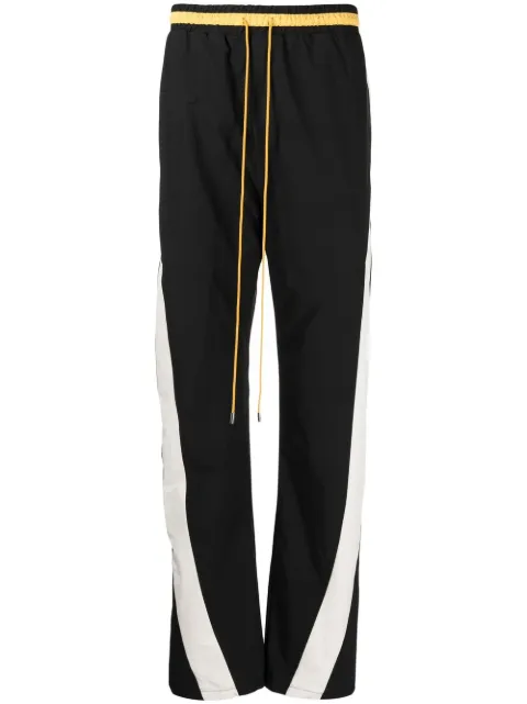 RHUDE pants con panel lateral