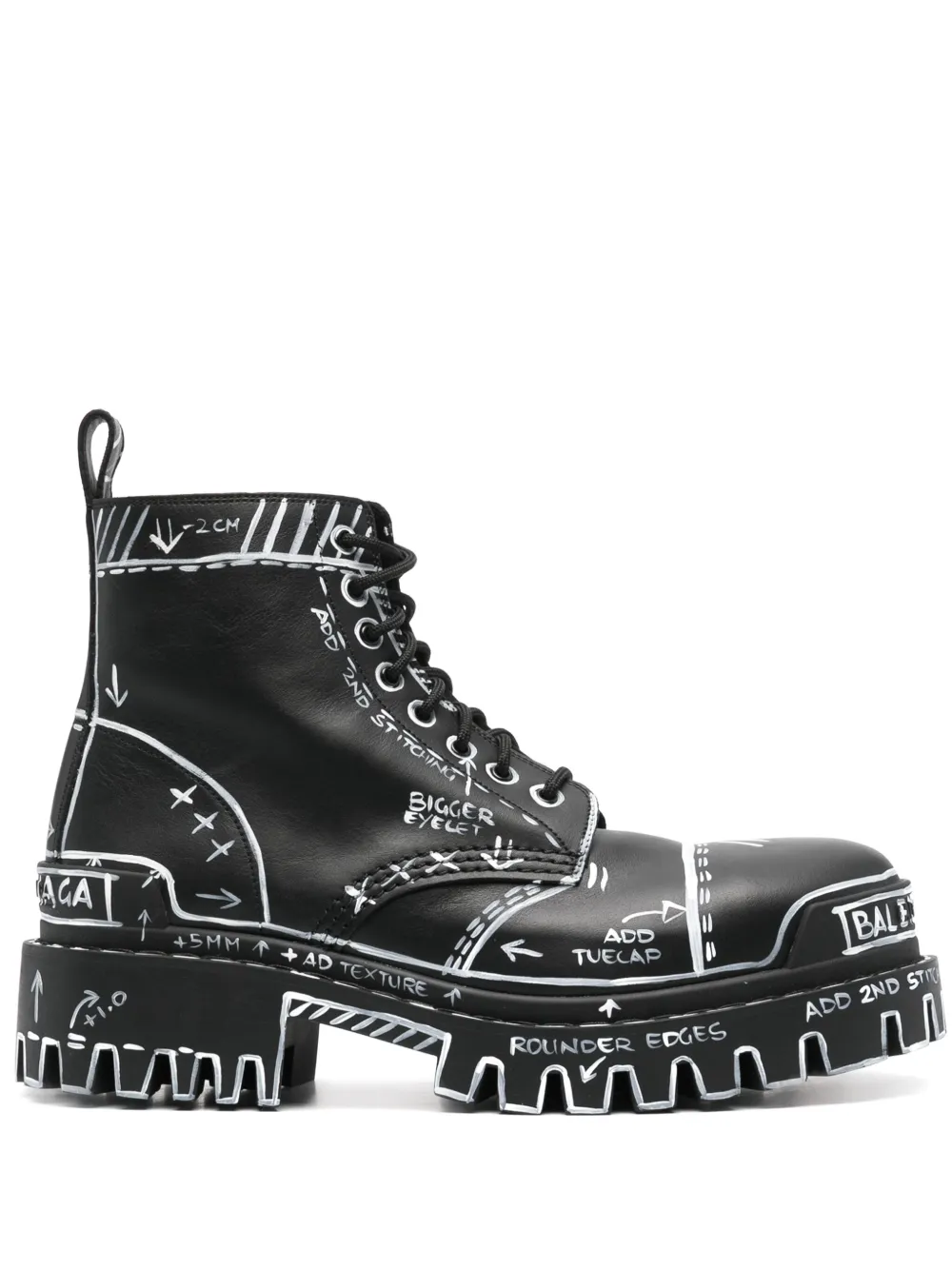 Balenciaga graffiti boots sale