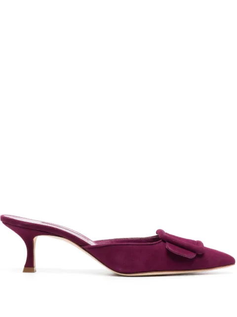 Manolo Blahnik Maysale 50mm mules