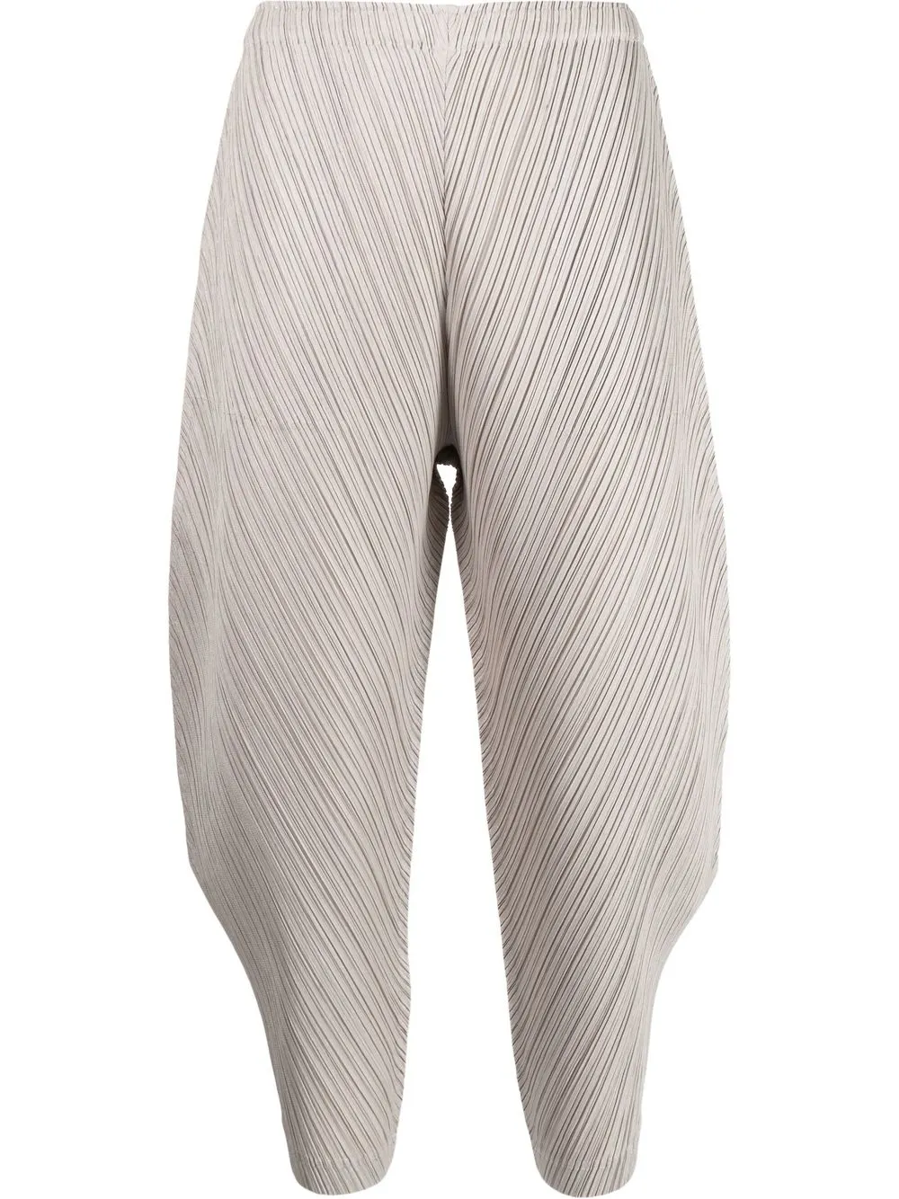 

Pleats Please Issey Miyake pantalones anchos con efecto arrugado - Neutro