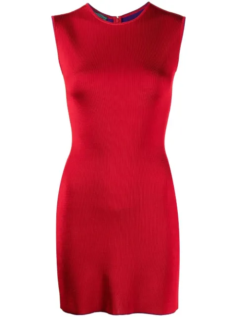 Herve L. Leroux vestido corto sin mangas