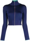 Herve L. Leroux double faced knit cardigan - Blue