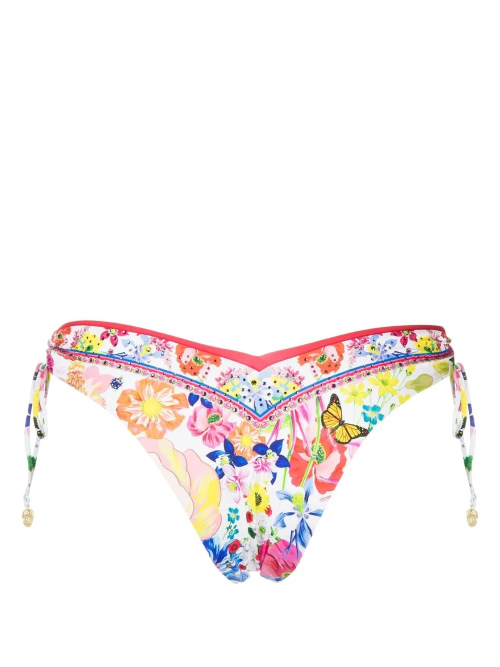 Camilla Bikinislip met bloemenprint - Veelkleurig