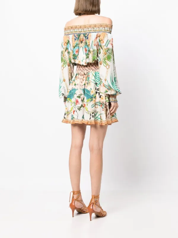 Camilla off online the shoulder dress