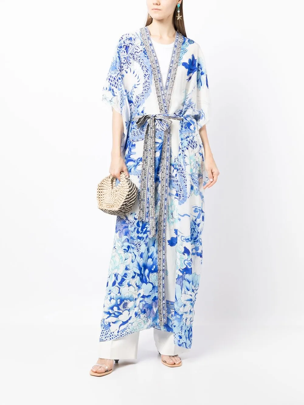 Camilla Jack met ceintuur - Blauw