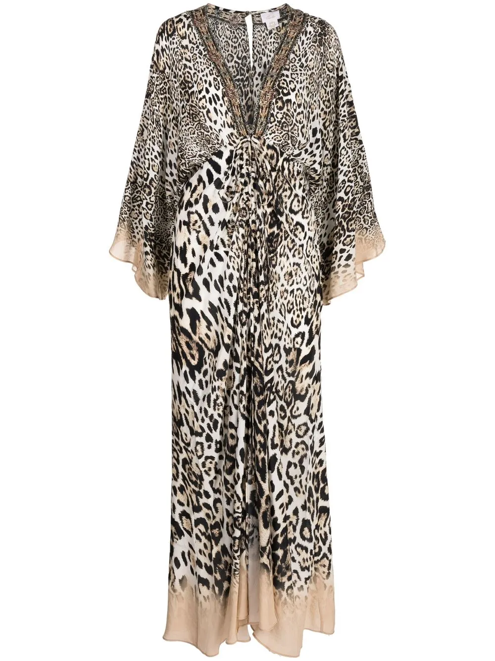 

Camilla vestido con estampado de leopardo - Negro