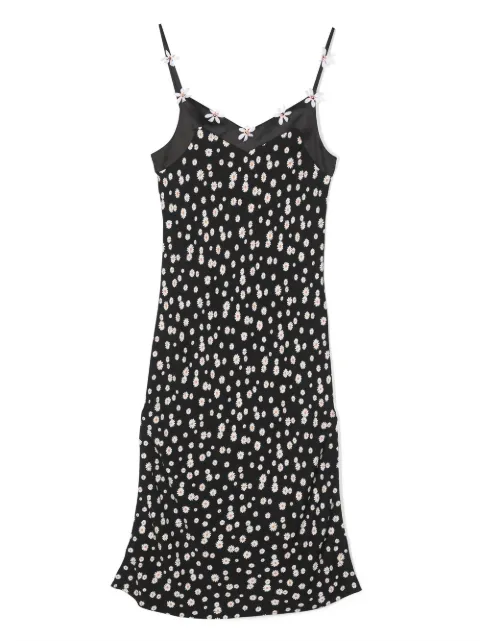 Les Coyotes De Paris robe-nuisette à imprimé floral