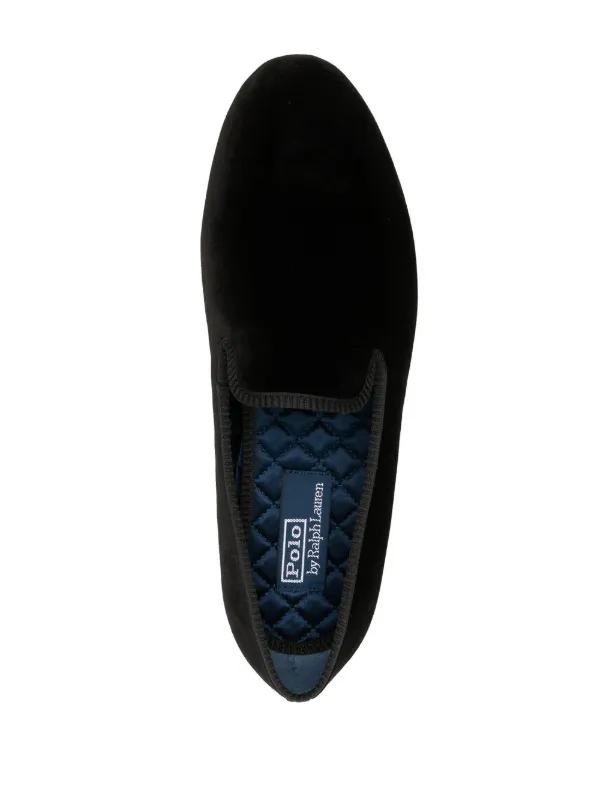 Polo Ralph Lauren Paxton slip-on Velvet Loafers | Black  display picture 1