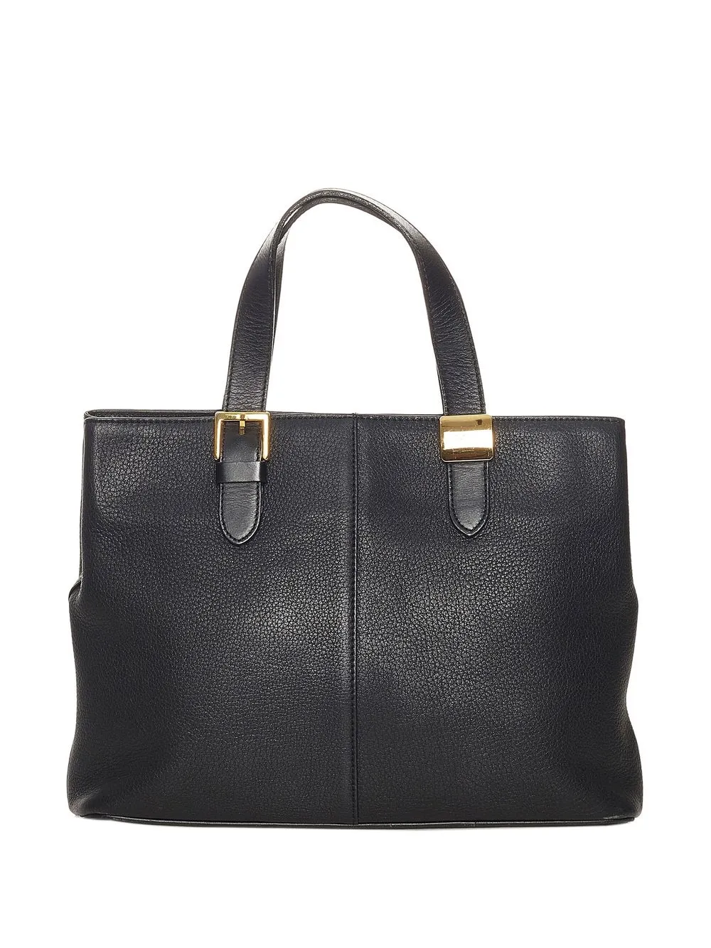 

Burberry Pre-Owned tote con placa del logo - Negro