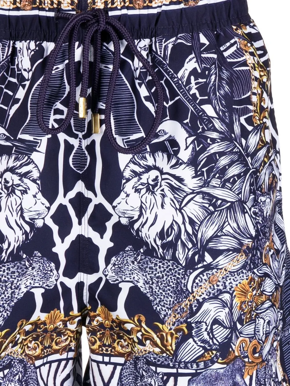  Camilla Graphic-print Elasticated Swim Shorts - Blue 