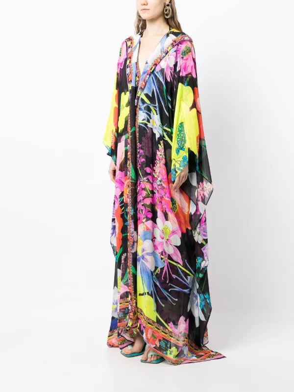 Maxi silk robe hotsell