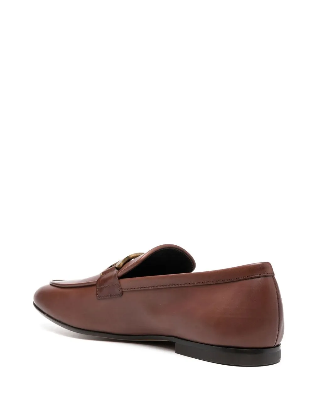  Tod's Kate Loafer Mit Kettendetail   Braun 