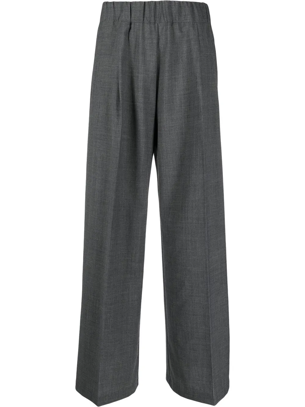 

Semicouture pantalones rectos con pinzas - Gris