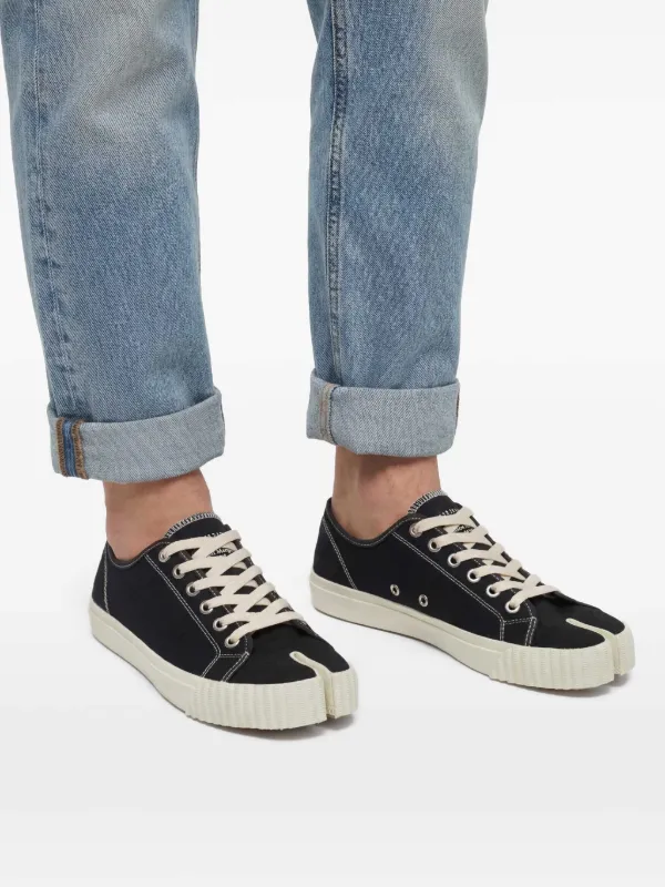Maison Margiela Tabi low-top Sneakers | Black | FARFETCH RO