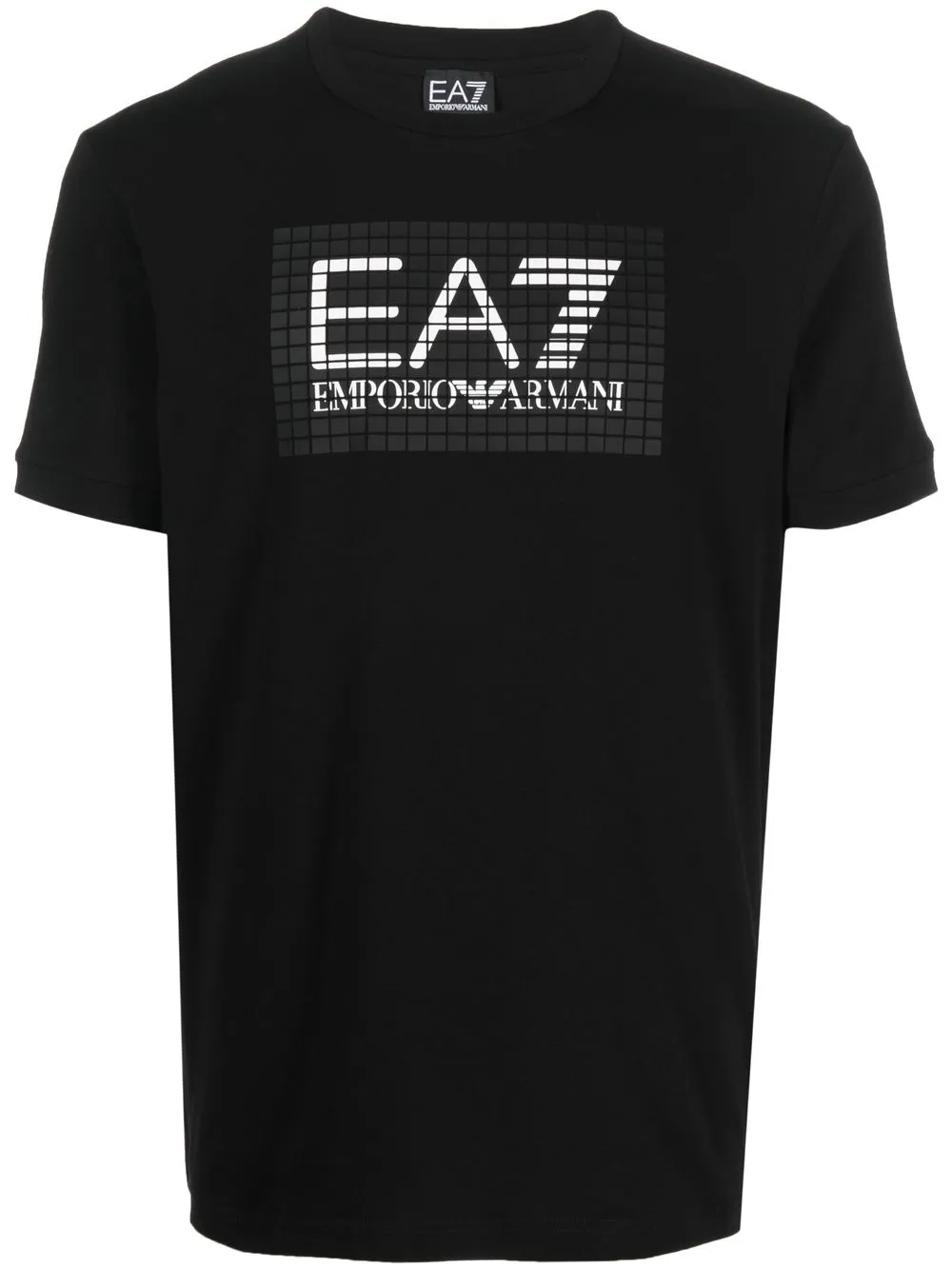 

Ea7 Emporio Armani logo-print short-sleeve T-shirt - Black