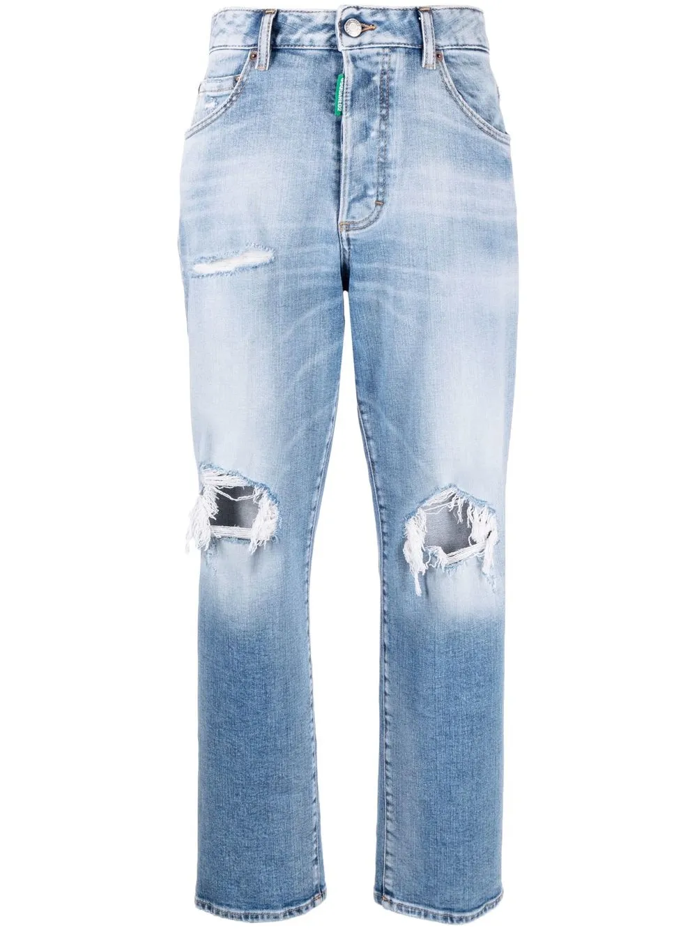 

Dsquared2 distressed cropped jeans - Blue