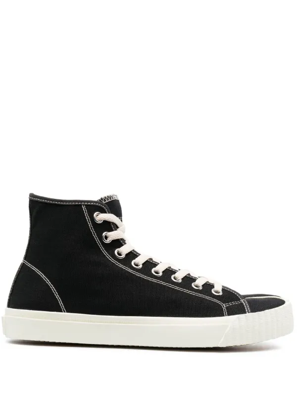 Maison margiela high hot sale top sneakers