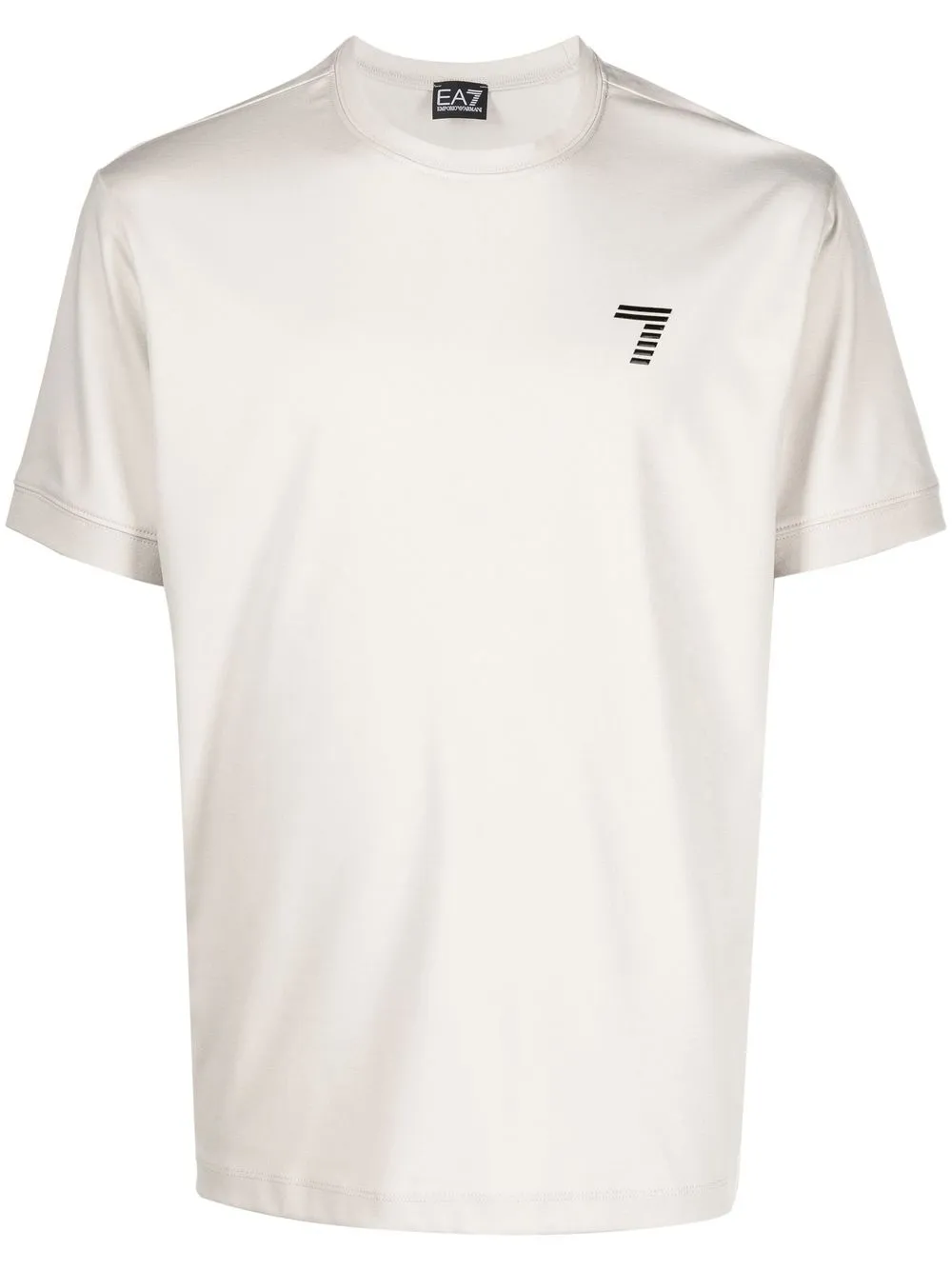 

Ea7 Emporio Armani logo-print short-sleeved T-shirt - Neutrals