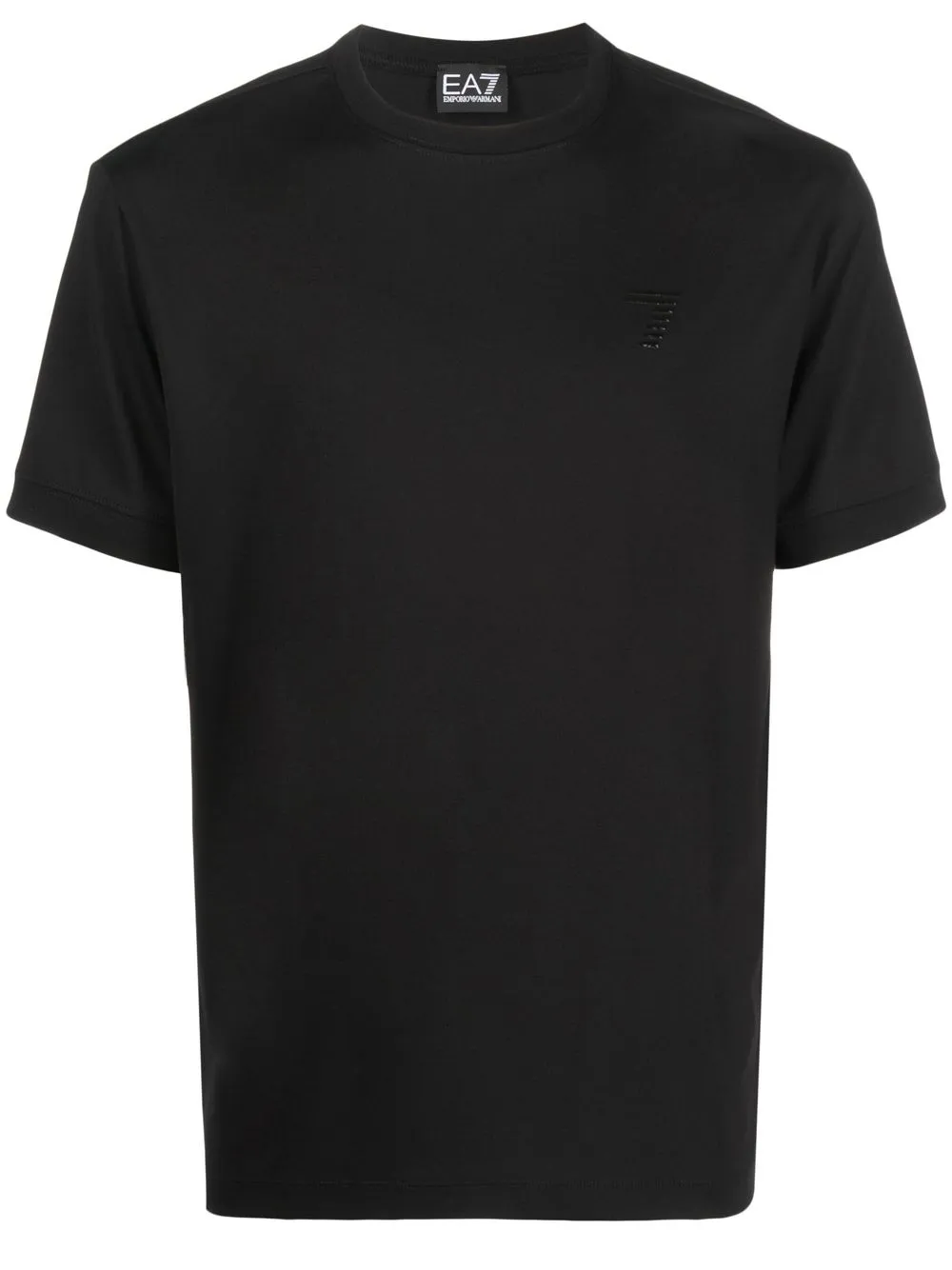 

Ea7 Emporio Armani playera con logo en relieve - Negro