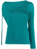 P.A.R.O.S.H. one-sleeve knit top - Green