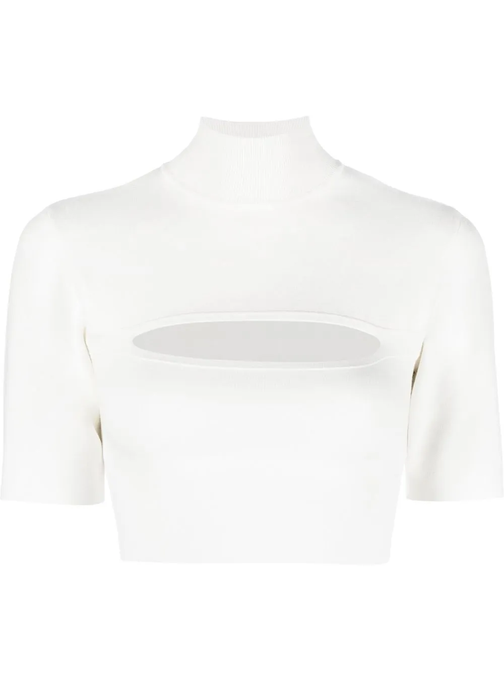 

P.A.R.O.S.H. cropped knitted top - White