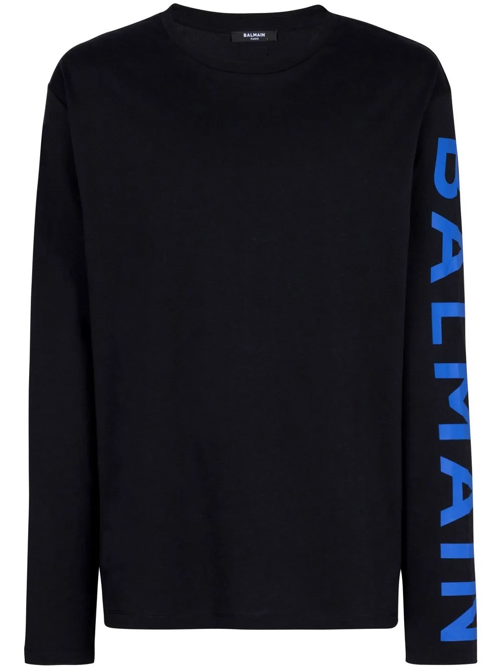 

Balmain logo-print organic-cotton T-shirt - Black