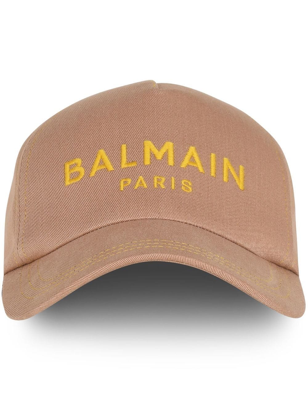 BALMAIN EMBROIDERED-LOGO BASEBALL CAP