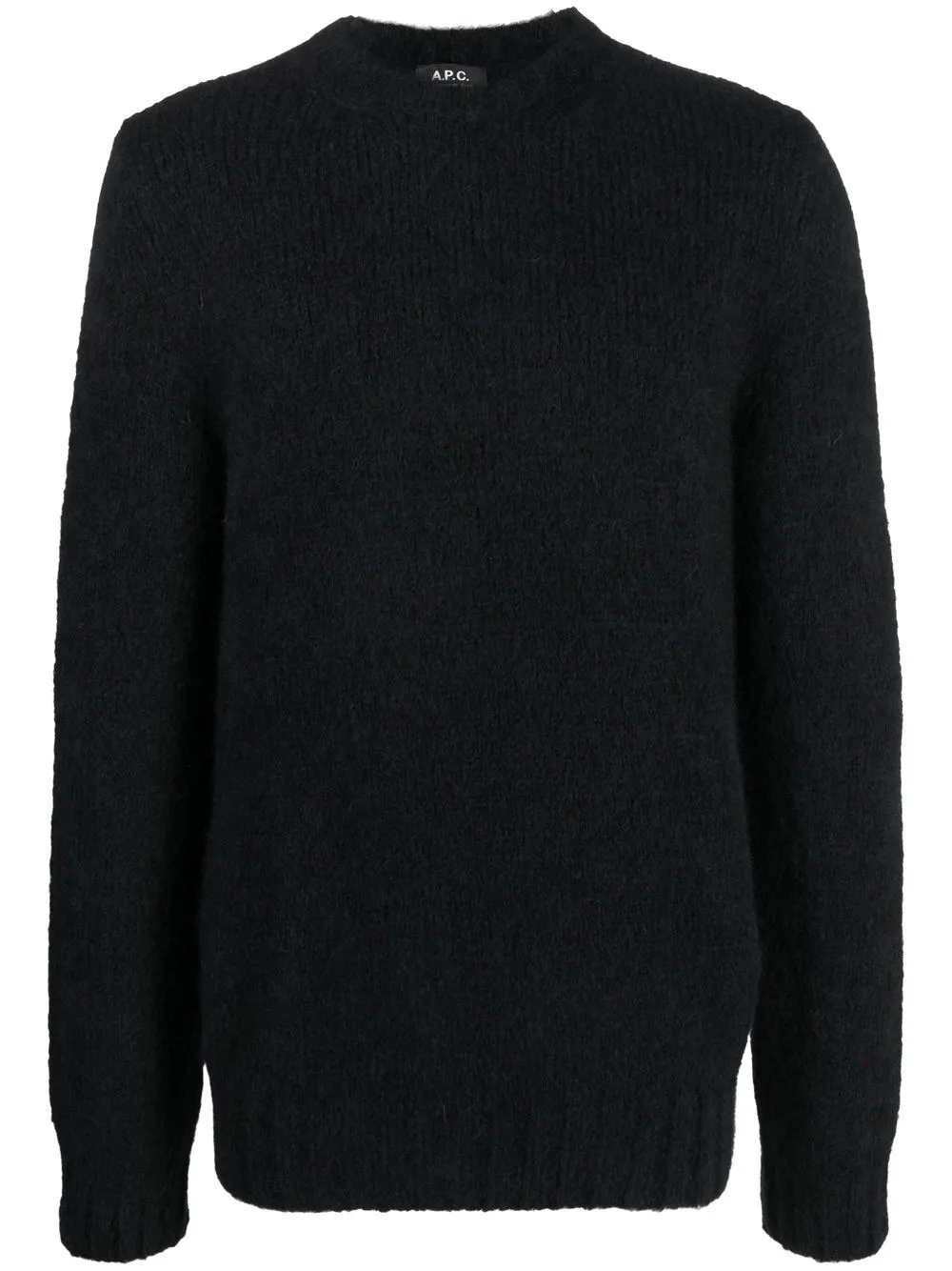 A.P.C. suéter con cuello redondo - Negro