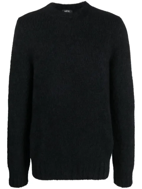 A.P.C. round neck wool jumper