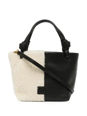 STAUD Tess Shearling Crossbody Bag - Farfetch