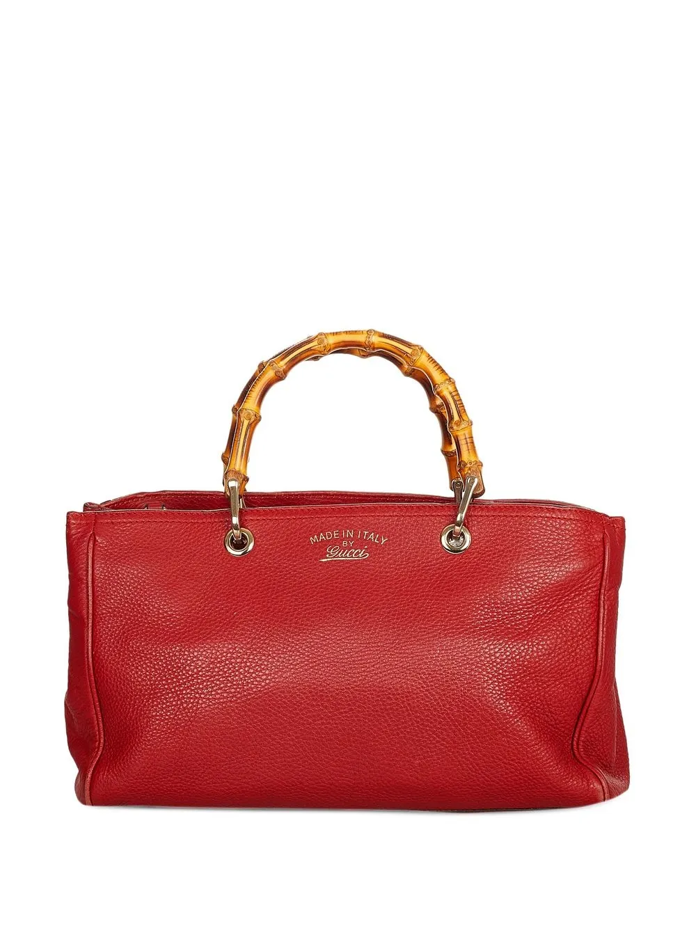 

Gucci Pre-Owned bamboo-handle bag - Red