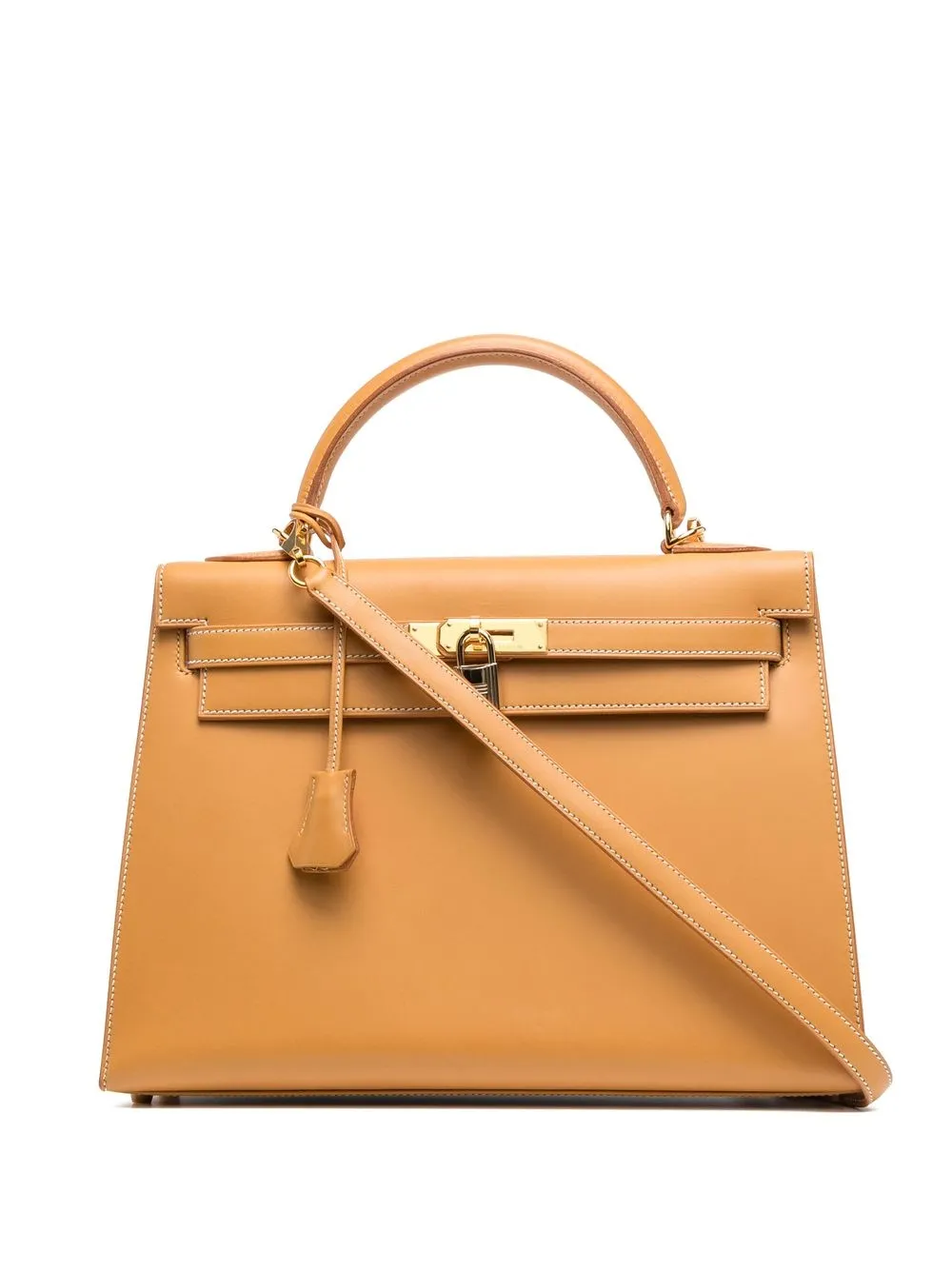 

Hermès bolsa Kelly 32 Sellier 2002 pre-owned - Amarillo