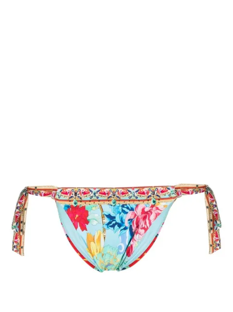 Camilla bikini bottom con estampado floral