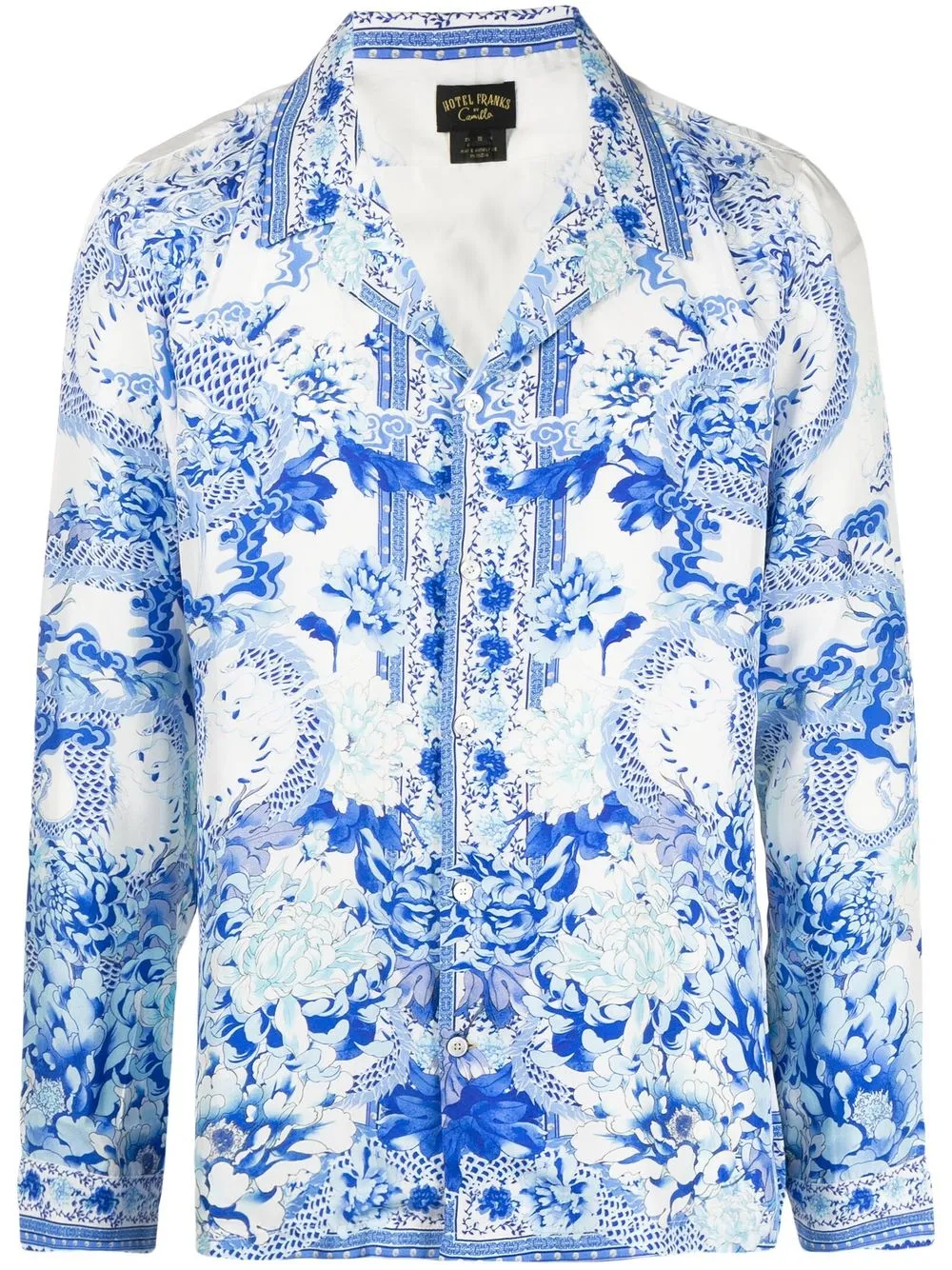 Camilla graphic-print Silk Shirt - Farfetch