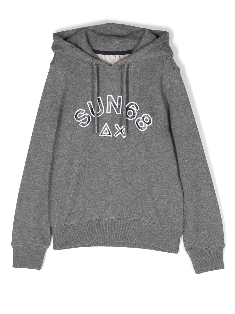 

Sun 68 hoodie con logo estampado - Gris