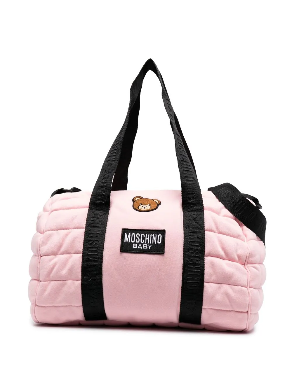 

Moschino Kids pañalera con motivo Teddy Bear - Rosado