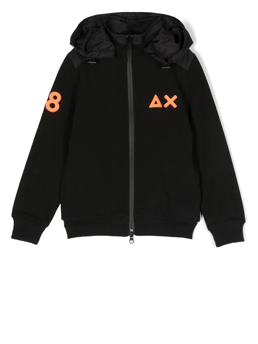 

Sun 68 hoodie con aplique del logo - Negro