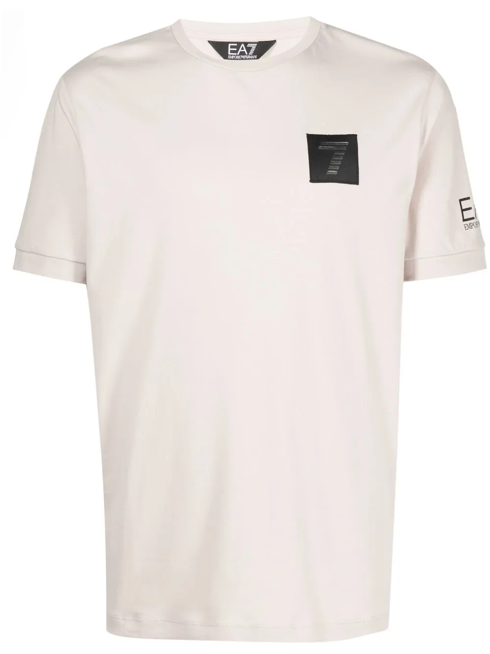 

Ea7 Emporio Armani playera manga corta con parche del logo - Neutro