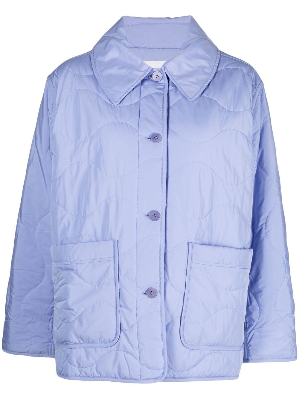 Rodebjer Quilted Button Down Jacket Farfetch 