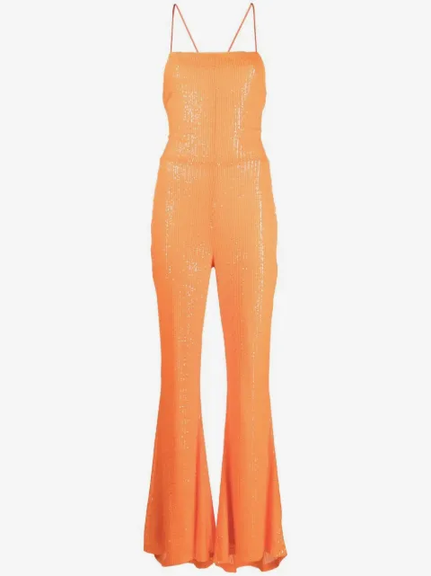 ROTATE BIRGER CHRISTENSEN jumpsuit con detalles de lentejuelas