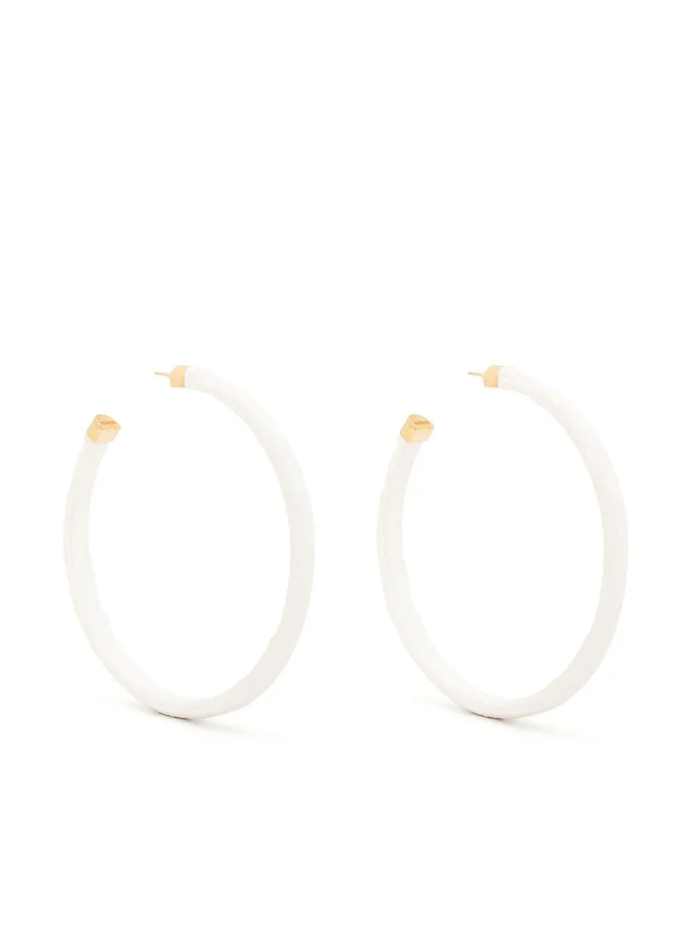 Jacquemus Textured Hoop Earrings - Farfetch