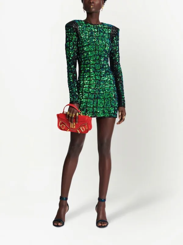 Balmain sequin-embellished Mini -