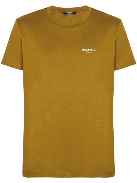 Balmain playera con logo estampado