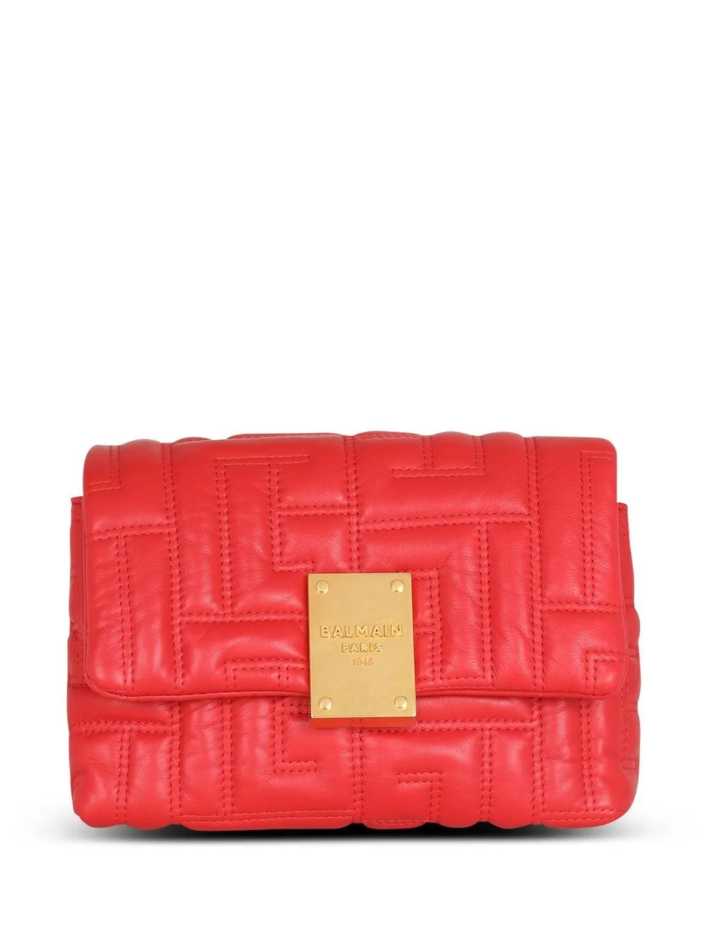 

Balmain 1945 monogram shoulder bag - Red