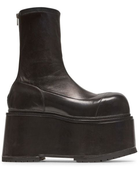 Balmain platform leather boots 