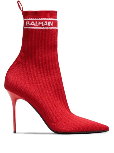 Balmain Skye 95mm ankle boots