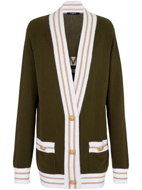 Balmain button-front knitted cardigan Women